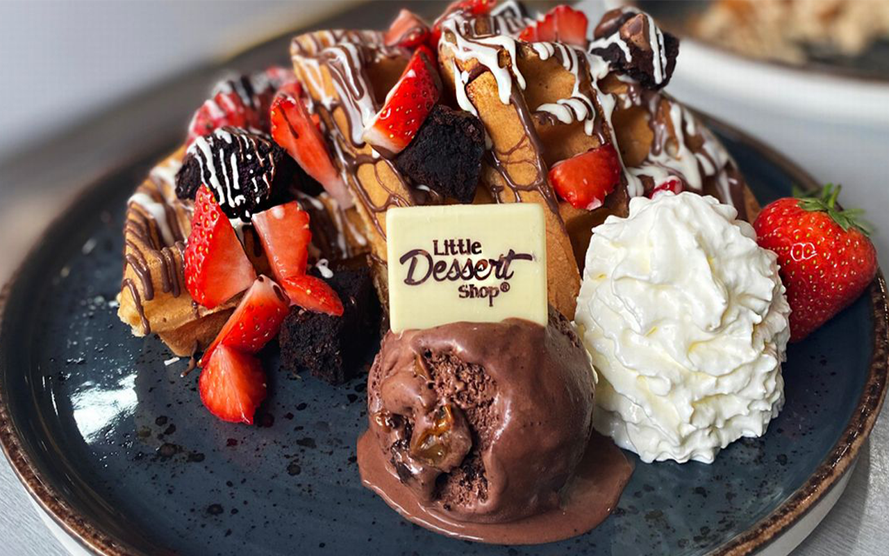 Ice Cream Desert Plate